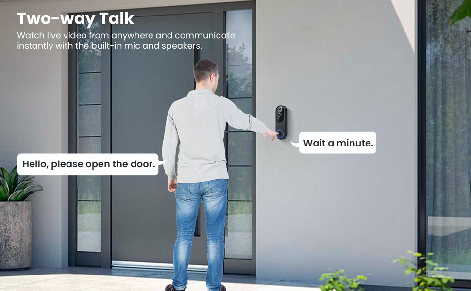 Text reads 'Smart AI human detection'. Security system interface demonstration showing corridor surveillance with AI detection markers and timestamp '03:30'.