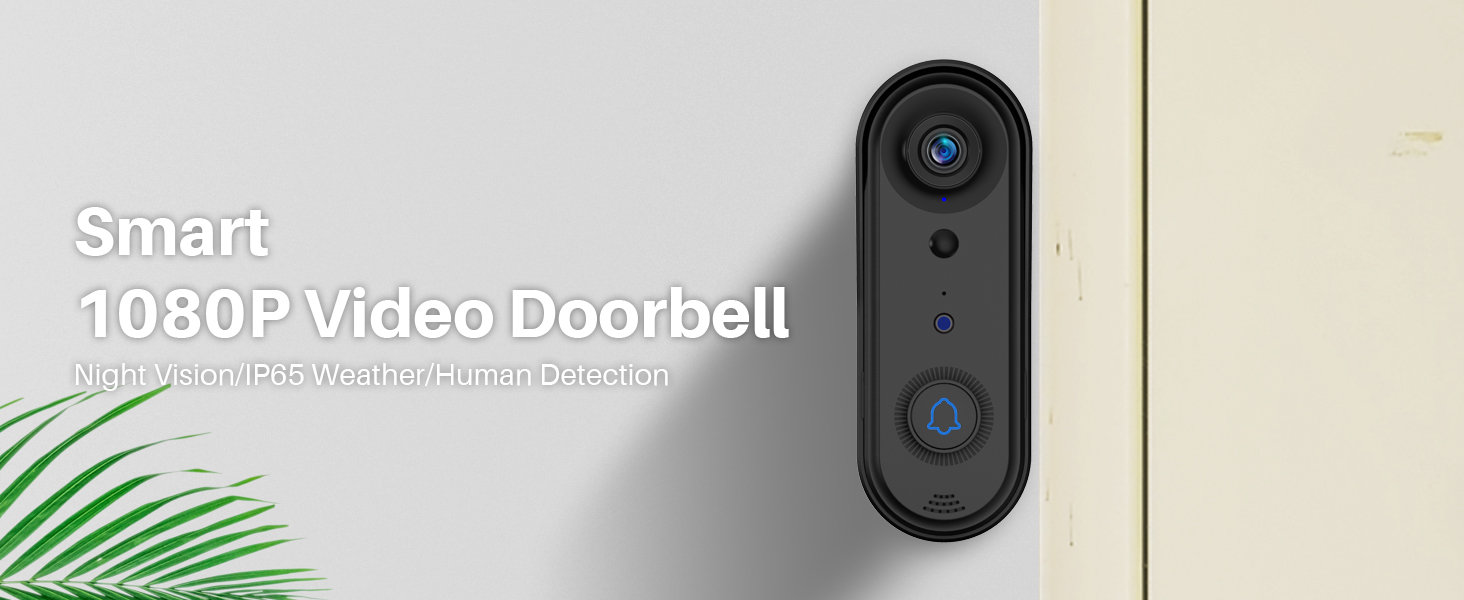 Smart 1080P Video doorbell camera