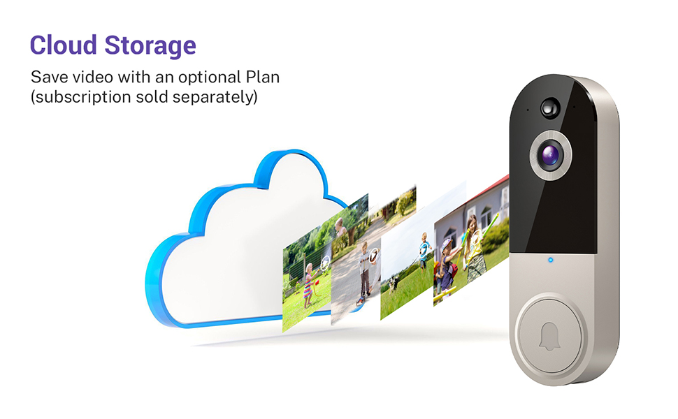 wireless doorbell camera Real-Time Alert