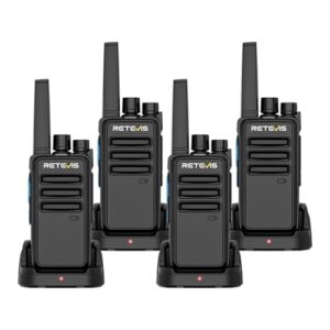 Retevis RT668D Walkie Talkies 4 Pack Professional