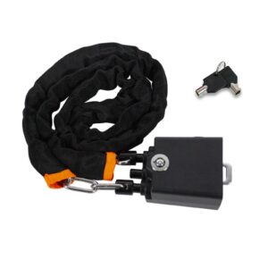 Universal Fit Car Steering Wheel Lock - High Security Anti-Theft Vehicle Lock with Cut-Resistant Steel Rope & ABS Material