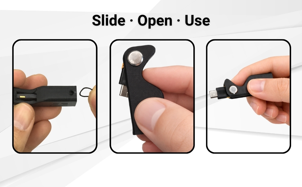El texto dice «YubiKey 5C - Tipo C» y «No válido: Yubikey Bio Series, Yubikey 5Ci, Yubikey NFC y Nano». Diagrama técnico con ilustraciones de compatibilidad de llaves USB.