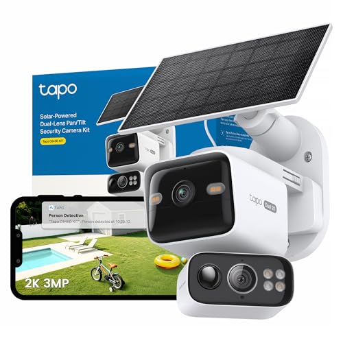 Tapo C645D KIT 2K 3MP Dual Lens Solar Security Camera Outdoor Wireless