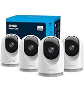 GNCC Indoor Dog Pet Camera with APP, 2K Home CCTV Security Camera, Wifi Baby monitor with Camera ...
