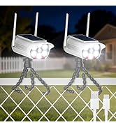Mixtooltoys Dummy Fake Camera, Security Camera with Motion Sensor Flood Light, Simulated Surveill...