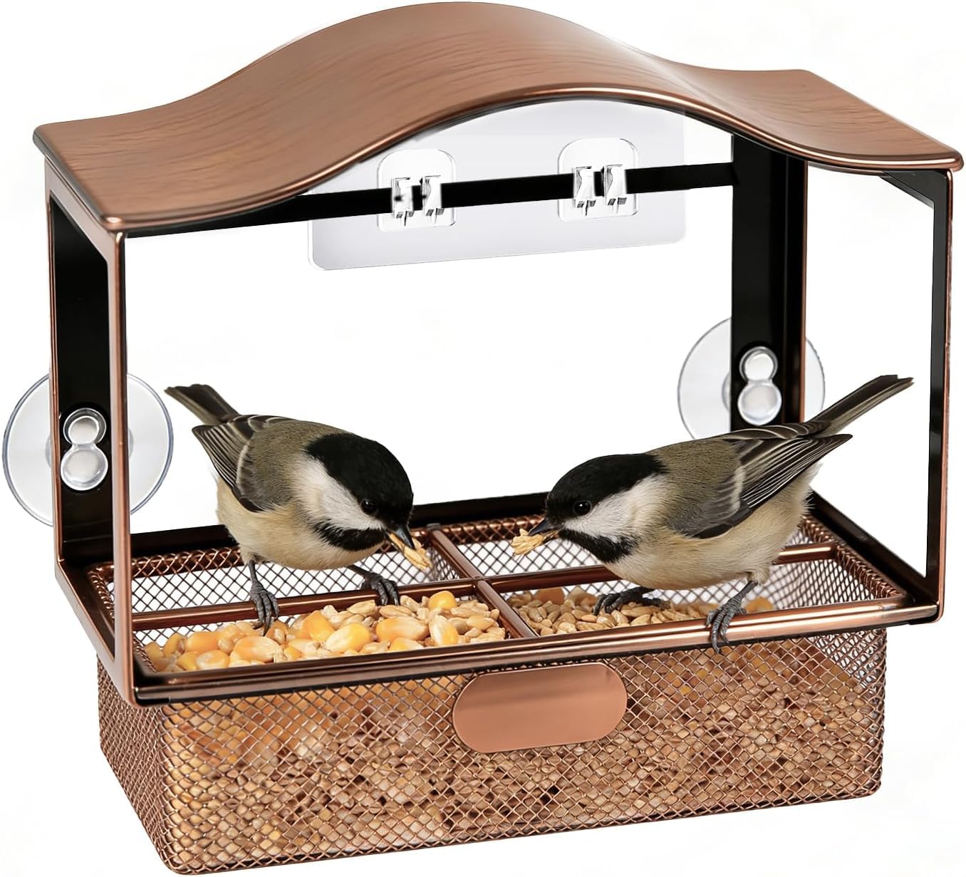 Aozzy Metal Window Bird Feeder