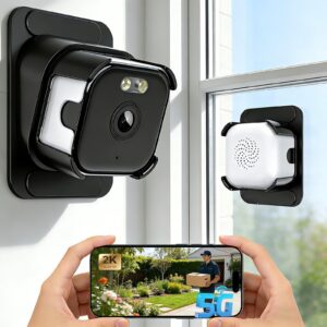 Aqash 3MP 2K Window Security Camera | ChroMax AI Motion Detection Color Night Vision for Looking Outside