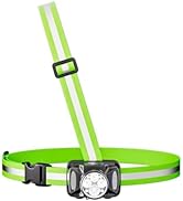 Mixtooltoys Running Lights for Runners, 550LM Rechargeable Running Light with 6 Modes & 90° Adjus...
