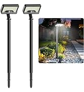 Mixtooltoys Solar Pathway Lights Outdoor Super Bright with 2-in-1 Warm White and Daylight Color M...