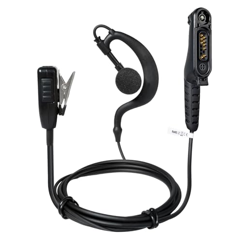 Multi Pin Walkie-Talkie Earpiece Headset with Mic Compatible with Motorola R7 N30 N50 N70