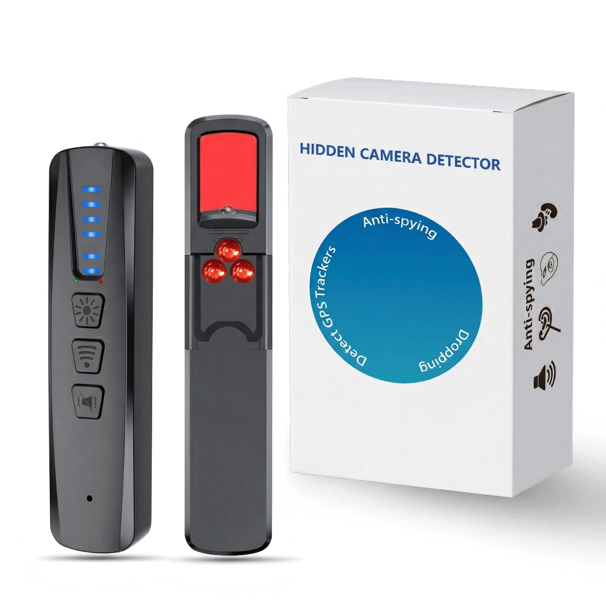 ZHENHAN Hidden Camera & Bug Detector – Portable Anti-Spy Device for GPS Trackers