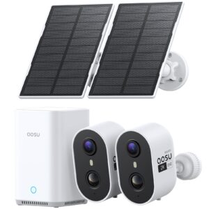 aosu 2K Solar Security Cameras Wireless Outdoor