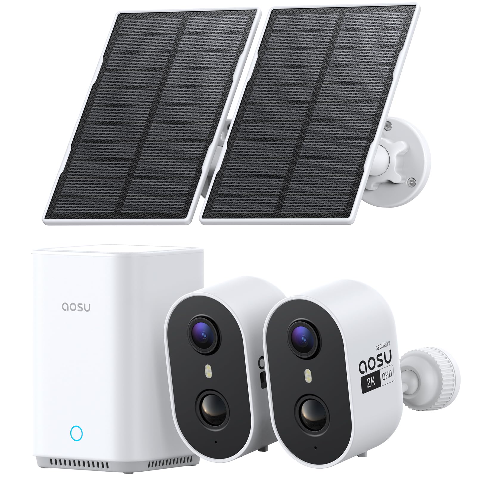 aosu 2K Solar Security Cameras Wireless Outdoor