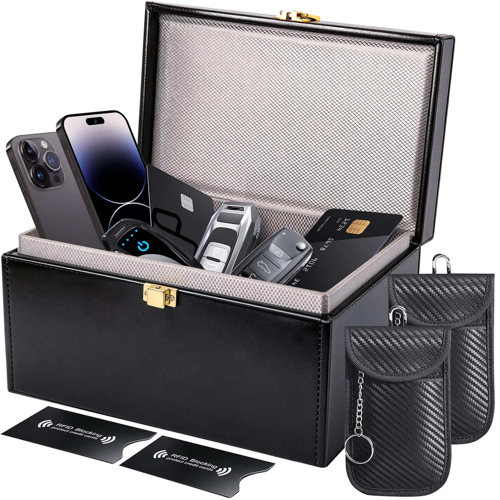 Dayacoco Large Faraday Box for Car Keys