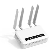 GL.iNet GL-X3000 (Spitz AX) 5G Router with Sim Slot for Modem, Cellular Gateway VPN Router, Wi-Fi...