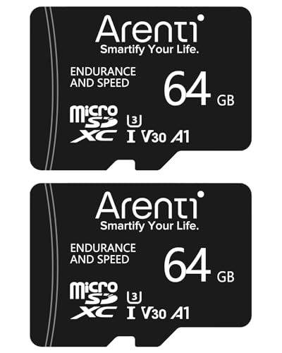 ARENTI 64GB microSDXC Memory Card for Arenti Security Cameras AInanny/B2/P2/O3/OP1/GO2/W2