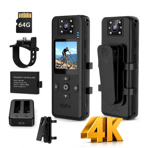 4K Body Camera with Audio and Video