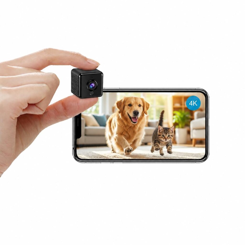 AOBOCAM Mini Hidden Spy Camera 4K