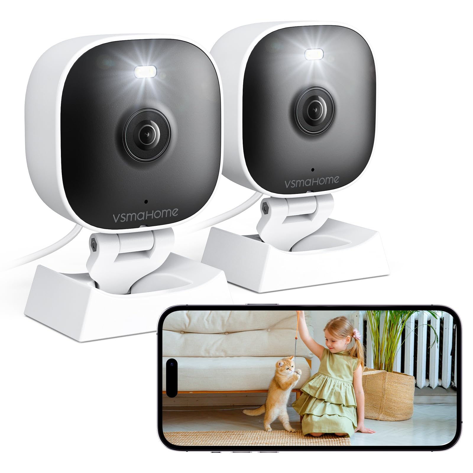 2K 3MP Security Camera 2-Pack