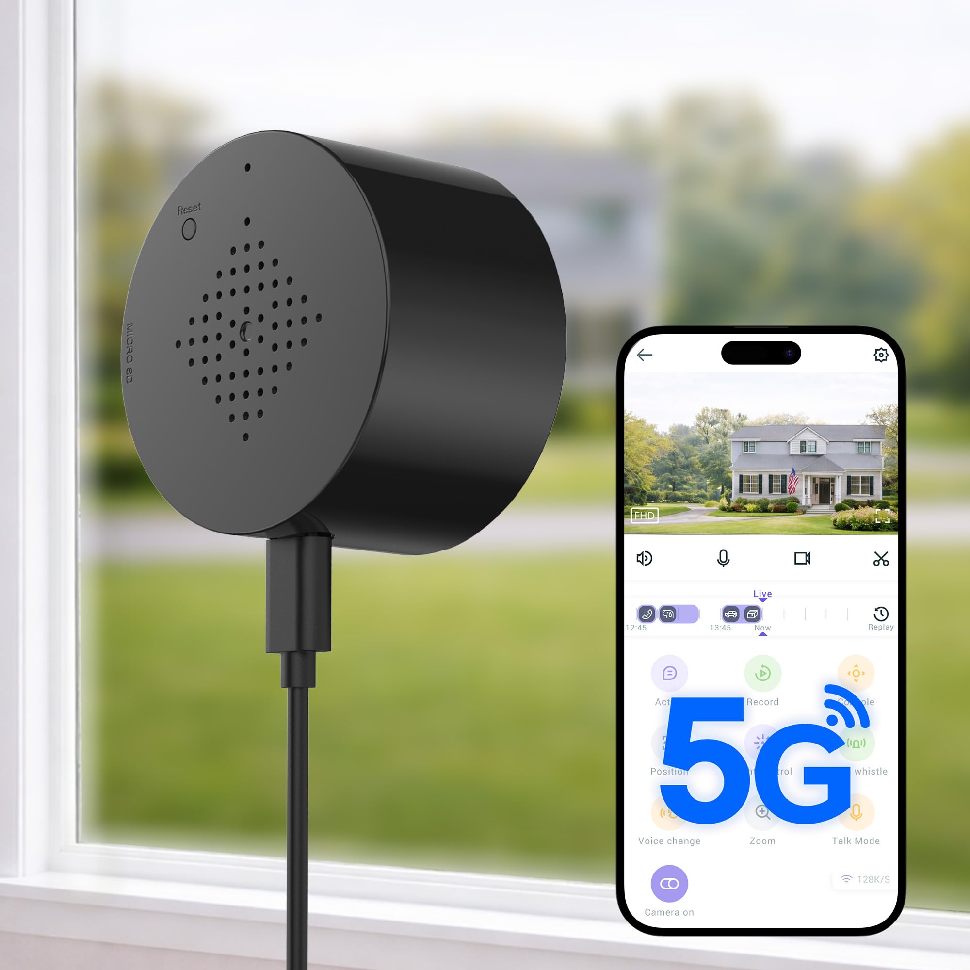Septekon 2K Window Security Camera