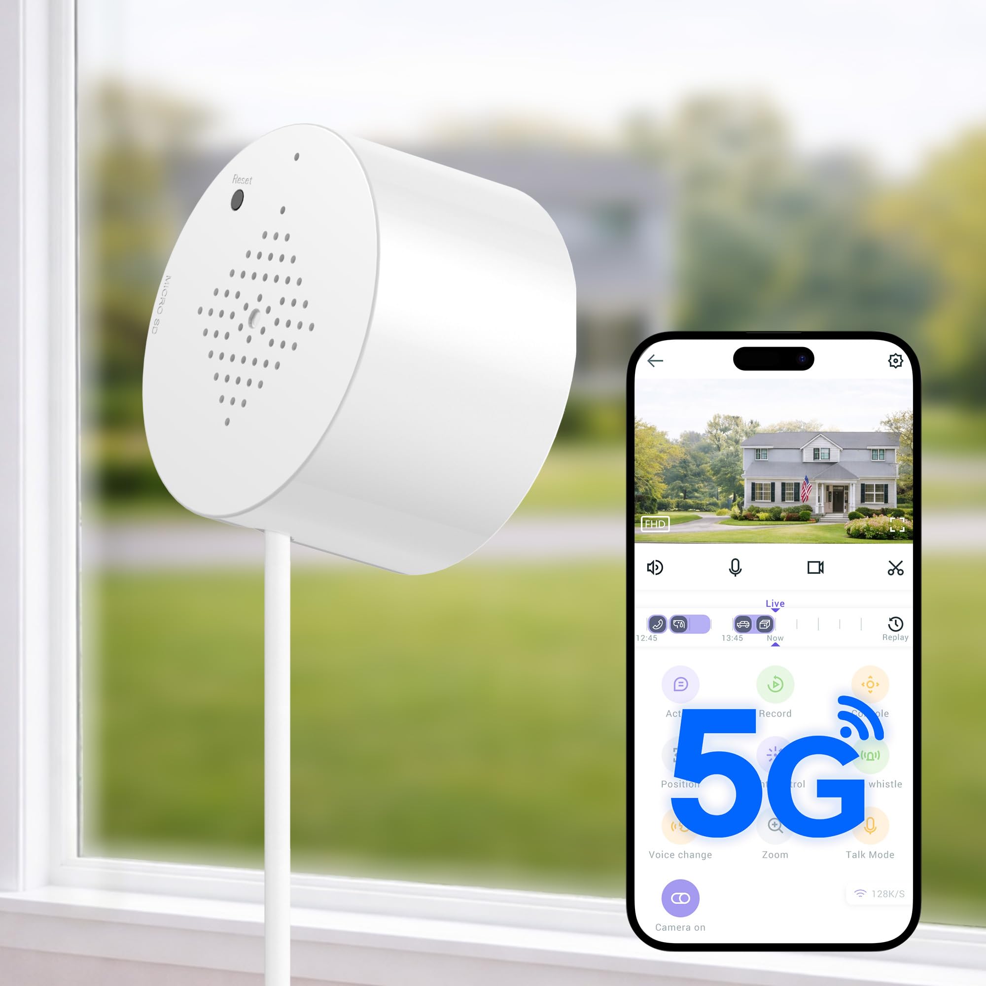 Septekon 2K Window Security Camera