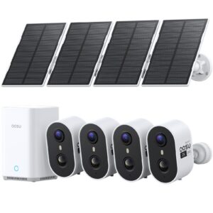 aosu 2K Solar Security Cameras Wireless Outdoor
