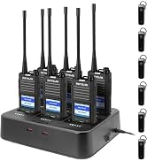 Retevis RB658 Walkie Talkie Wireless, Professional 2 Way Radio APP Setting, Group Call, 1800 mAh ...