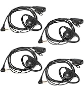 HYSHIKRA 2.5mm Covert Acoustic Tube Earpiece Headset Compatible with Motorola TLKR T60 T61 T62 T8...