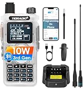 (3rd Gen) TIDRADIO TD-H8 10w Ham Radio, Wireless Programming Walkie Walkies, Airband Reception Tw...