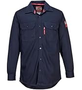 Portwest BIZ2 Mens Heat and Flame Resistant Welding Jacket Bizweld FR Protective Work Coat Durabl...