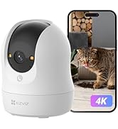 EZVIZ 2K Battery Video Doorbell Camera with Chime No Monthly Fee, Wireless, Rechargeable, 256GB S...
