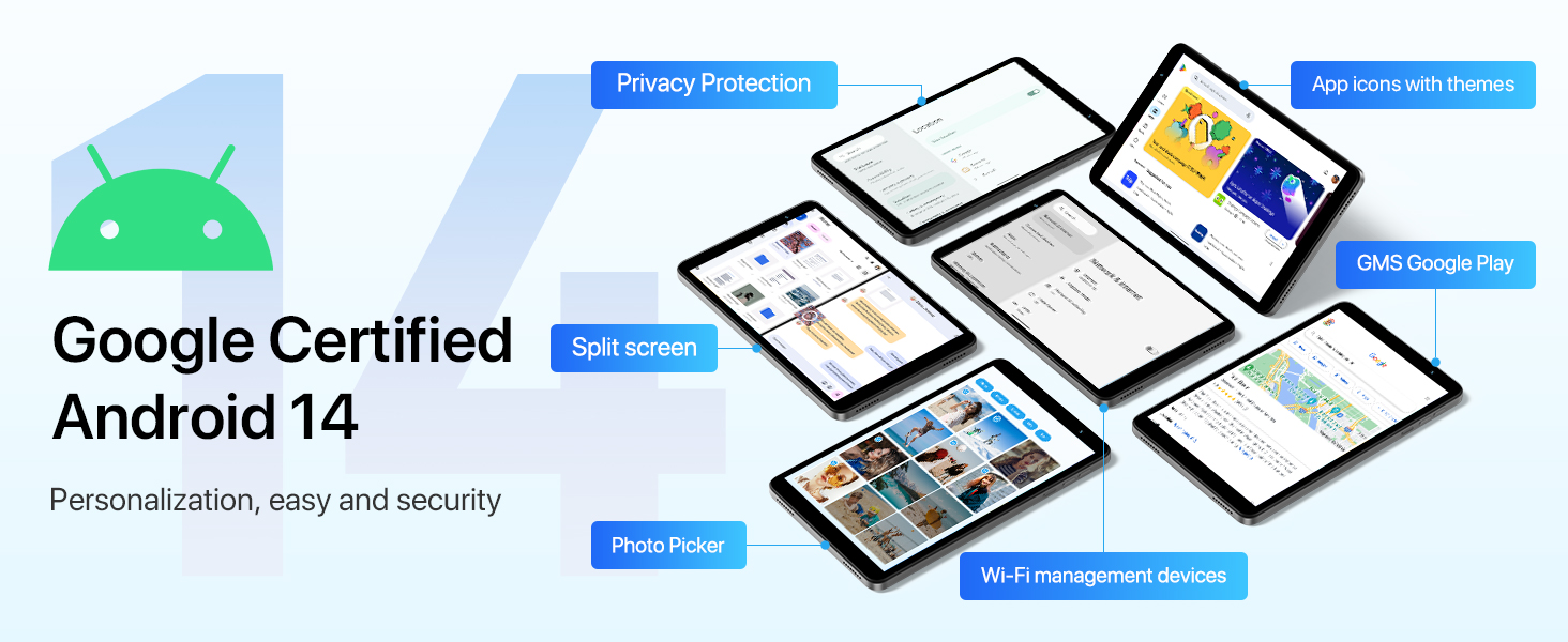 Andriod 14 tablet