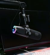 CHERRY XTRFY Ngale R Premium USB Microphone for Recordings & Streaming, Plug & Play via USB Conne...