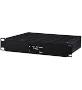 GeeekPi 12-Port Cat6 Patch Panel, 1U Rack Mount Modular Panel with Keystone Coupler & Cable Manag...