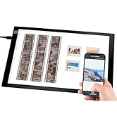 35mm Slide Viewer & Projector, 2X Magnification and LED Lighted Illuminated Viewing Slide Project...
