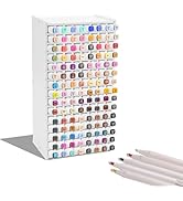 Marker Pen Organizer Holder,Craft Art Supply Storage Rack for 240 Markers,Marker Organizer for De...