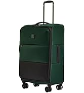 ANTLER - Single Stripe Hard Shell Cabin Suitcase, 55x40x20cm 39L, Lightweight, 4 Spinner Wheels -...