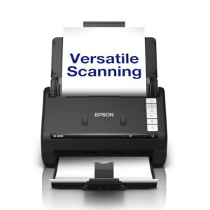 Epson WorkForce ES-550W Wireless Document Scanner | 45ppm / 90 ipm | 100-Sheet Auto Document Feeder | Colour | USB connectivity | Up to A4