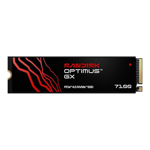 SANDISK OPTIMUS GX 7100 NVMe SSD 1TB (Read speeds up to 7250 MB/s