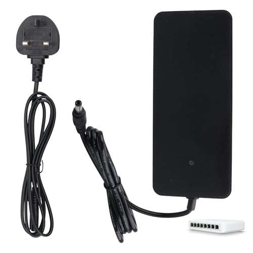 54V 3.9A Power Supply Compatible with Ubiquiti Networks Flex 2.5G PoE Switch Unifi USW-210W(USW-Flex-2.5G-8-PoE)