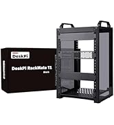 GeeekPi DeskPi RackMate T1 Plus, 10 Inch 8U Server Cabinet, 260mm Depth Mini Rack with Rack Shelf...