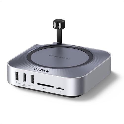 UGREEN 40Gbps Mac Mini M4 Dock with NVMe SSD Enclosure (Up to 8TB)