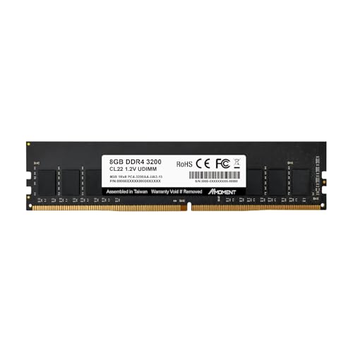MMOMENT MD-4U 8GB DDR4 3200MHz UDIMM PC4-25600 1.2V CL22 PC Computer Desktop Memory Upgrade Module
