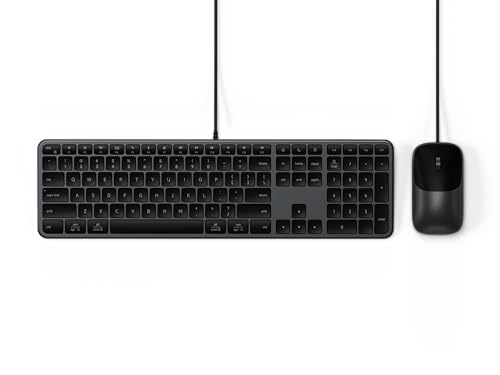 SATECHI Wired Keyboard and Mouse Combo