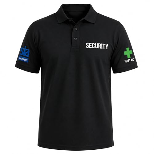 Embroidered Security Polo Shirt – Door Supervisor