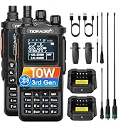 TIDRADIO TD-H8 10W Ham Radio APP/Web Bluetooth Programming, 8-Band, Freq Copy, DTMF, NOAA Weather...