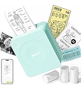 Product display of Melho device with accompanying accessories including smartphone, cards, and white circular components. Black device shown with interface elements and connection capabilities.