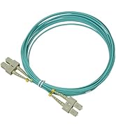 Labgear Fibre Optic Cable 5m - LC to LC Multimode Duplex OM1 LSZH Digital Audio Fibre Patch Cable...