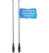 Two long, thin black antennas with blue connectors at the base. A small metal tag attached to one antenna reads '2pcs'.