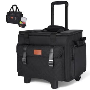 INSMEER Rolling Teacher Bag with Compartment for 15.6" Laptop